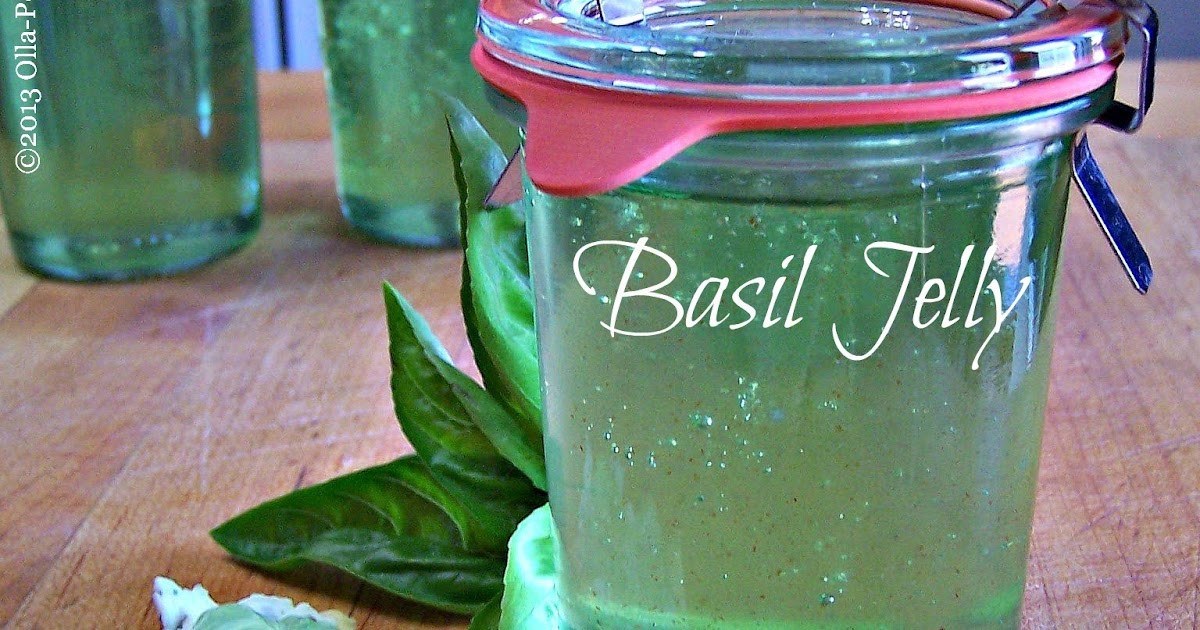 OllaPodrida Fresh Basil Jelly