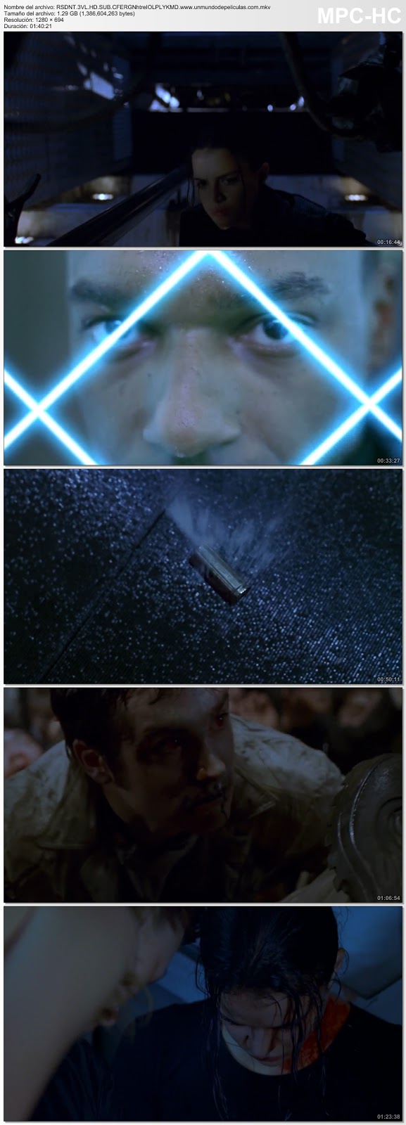 Capturas de la película.