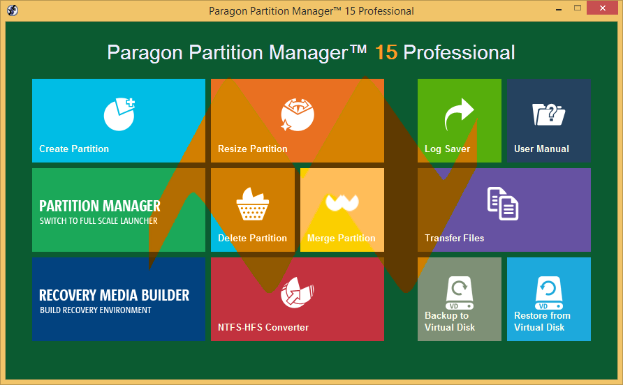 paragon partition manager 15 professional rus торрент