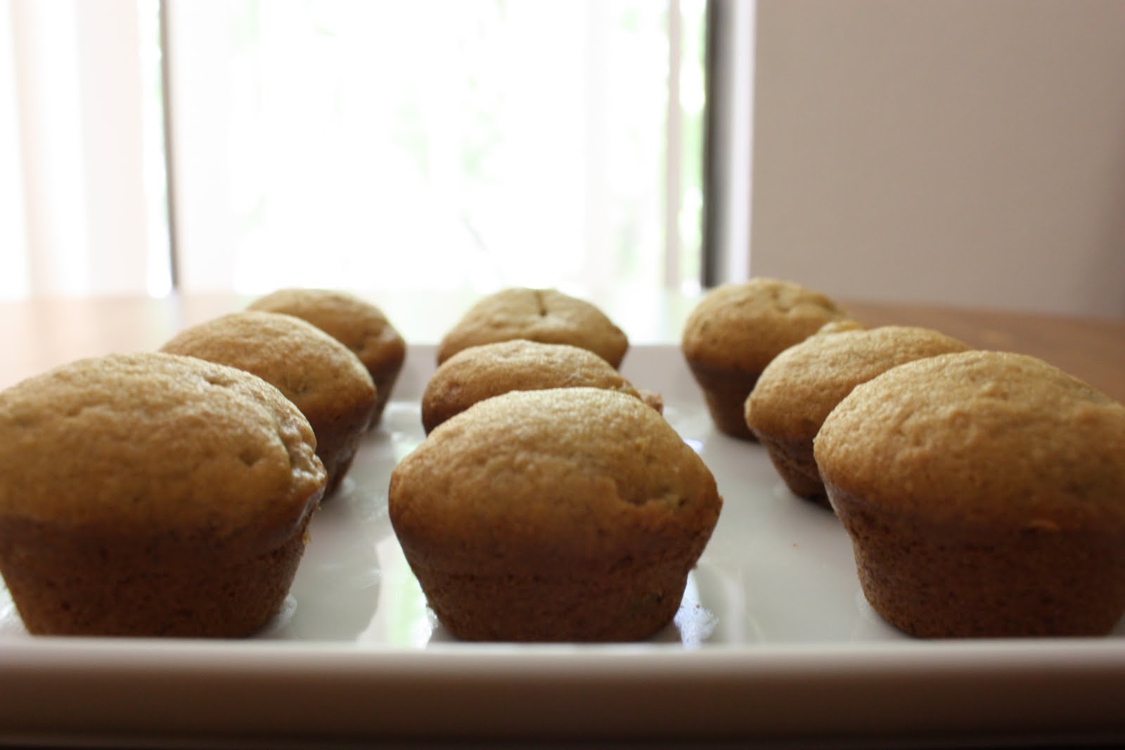 From Scratch Mini Banana Applesauce(?!) Muffins!