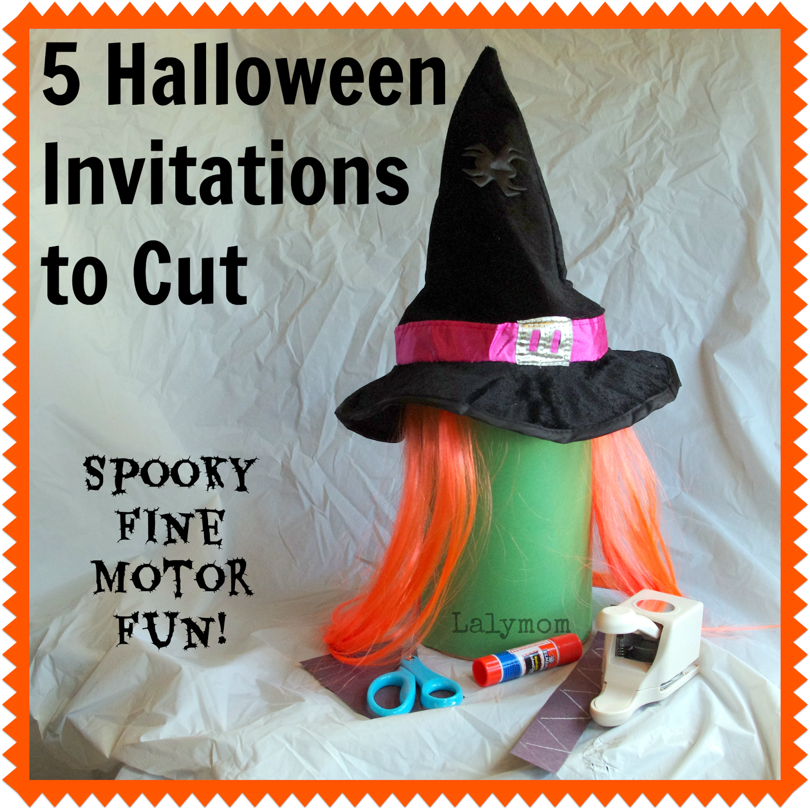 Halloween Cutting Practice Activities for Preschoolers