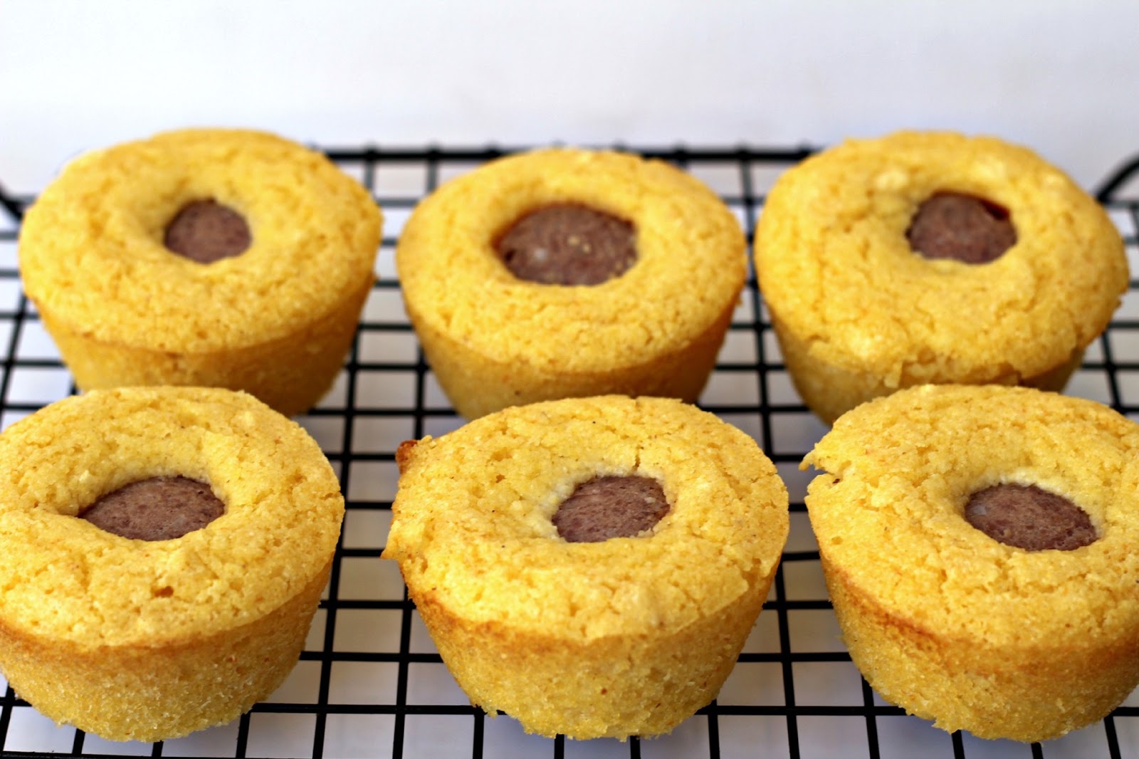Milk and Honey Corn Dog Muffins