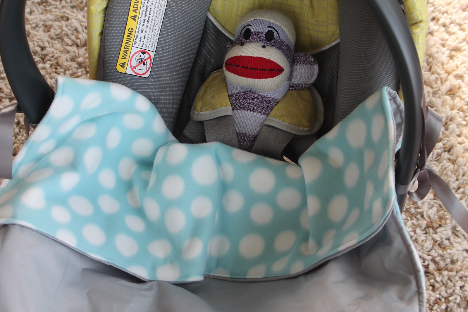 D and G Stories Waterproof Carseat Stroller Blanket