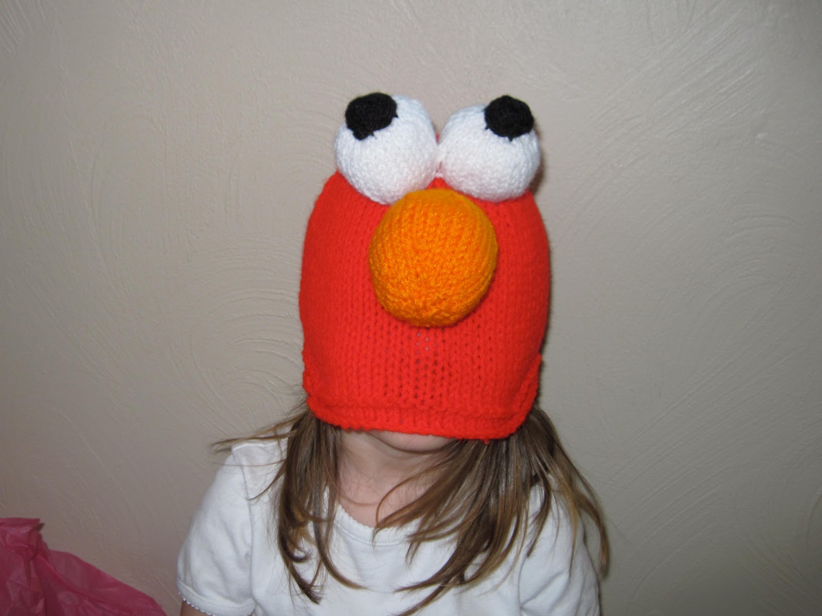 Craftimism: Elmo and Cookie Monster Knit Hats