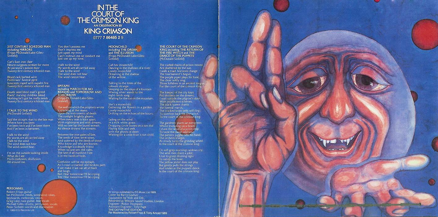 Poetry Bar King Crimson In The Court Of The Crimson King