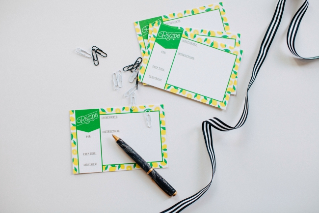 Matrick and Eve Design, Pretty Stationary, recipe cards Matrick and Eve Design, Pretty Stationary, recipe cards