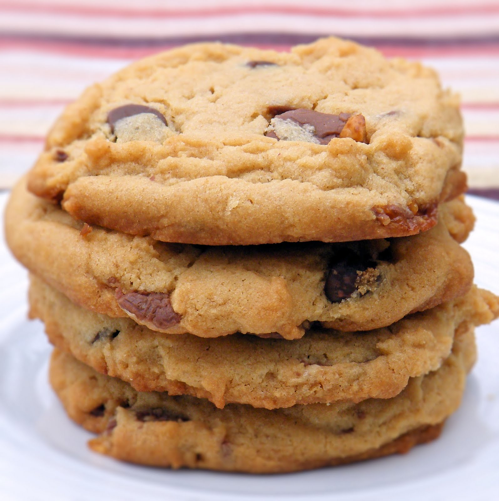 Vittles and Bits Peanut Butter Chocolate Chip Snickers Cookies