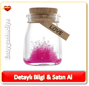 Kız arkadaşa ilginç yılbaşı hediyesi Büyüyen Kristal