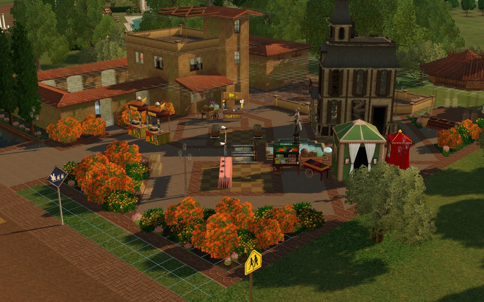 sims 3 festival grounds