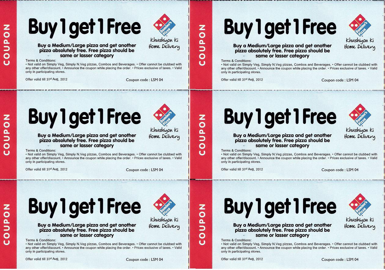 Your Blogging Tips Free Coupon Codes for Dominos Pizza