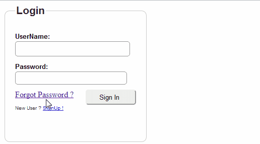 Forgot Password Page Example Forgot Password By Email Page In Asp.Net