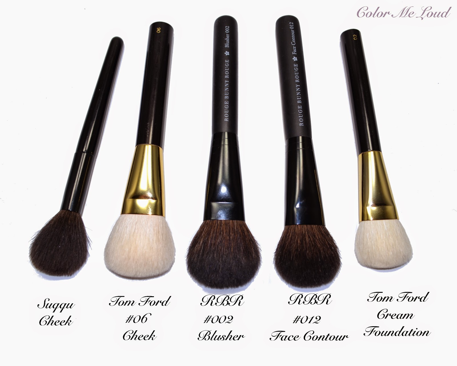 Rouge Bunny Rouge Blusher Brush 002, Face Contour Brush 012