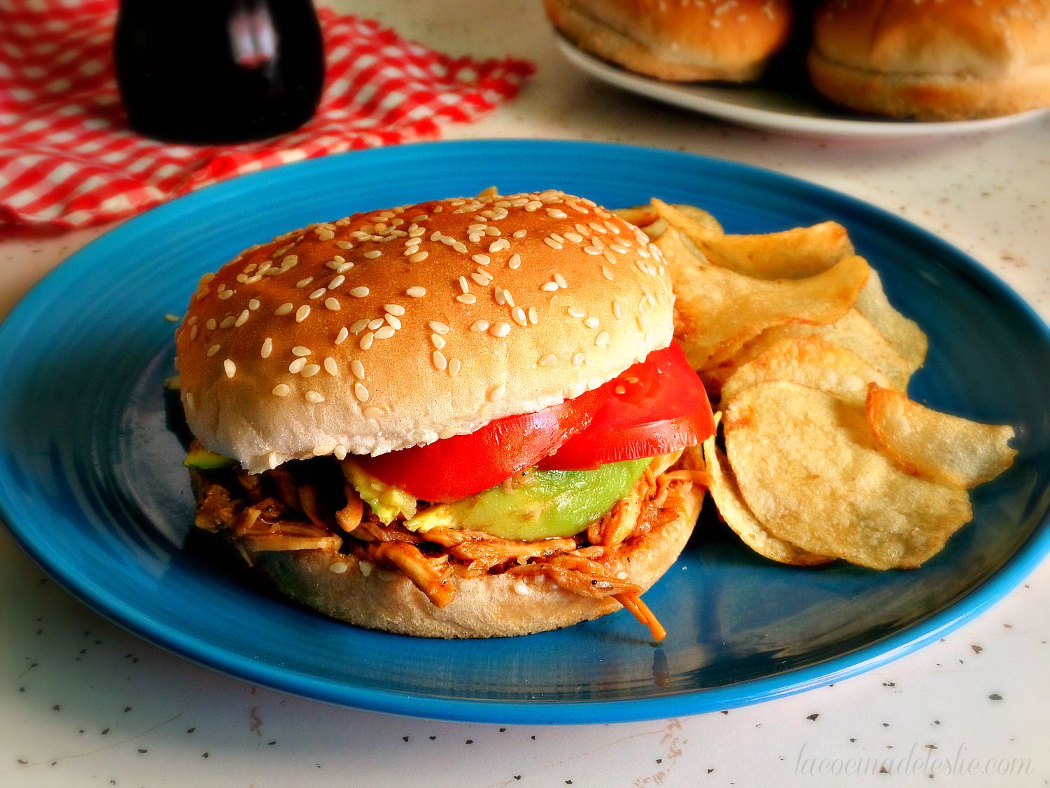 Sándwiches de Pollo a la BBQ (estilo Carolina del Norte) La Cocina de Leslie (en Español)