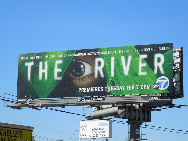 The River series premiere billboard