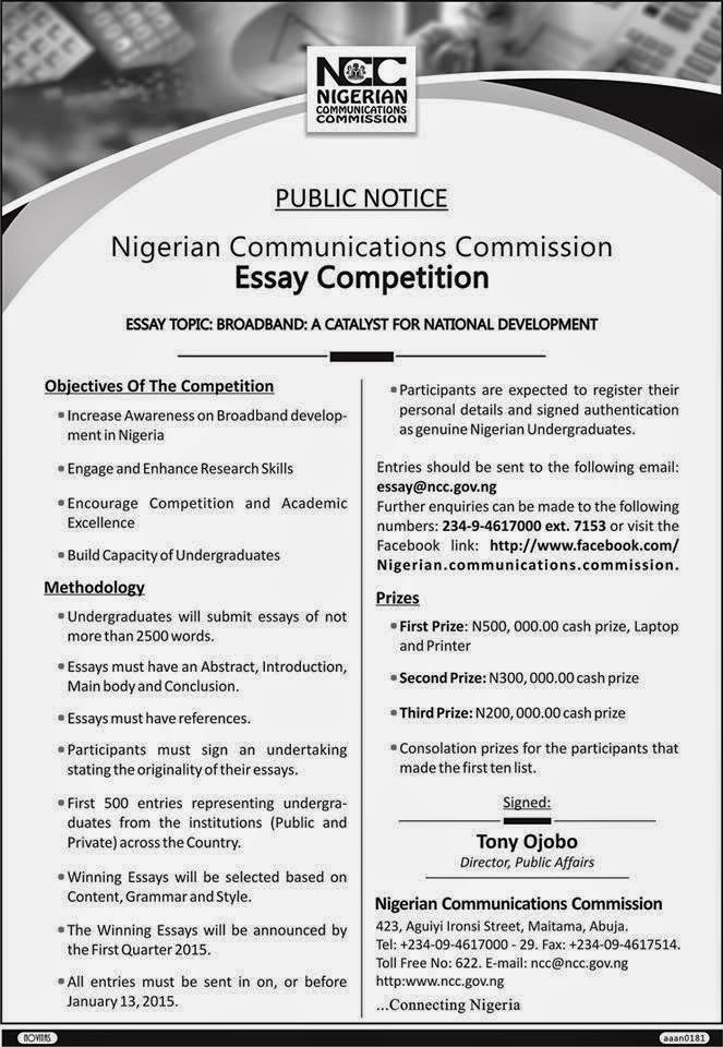 architecture essay writing competition
