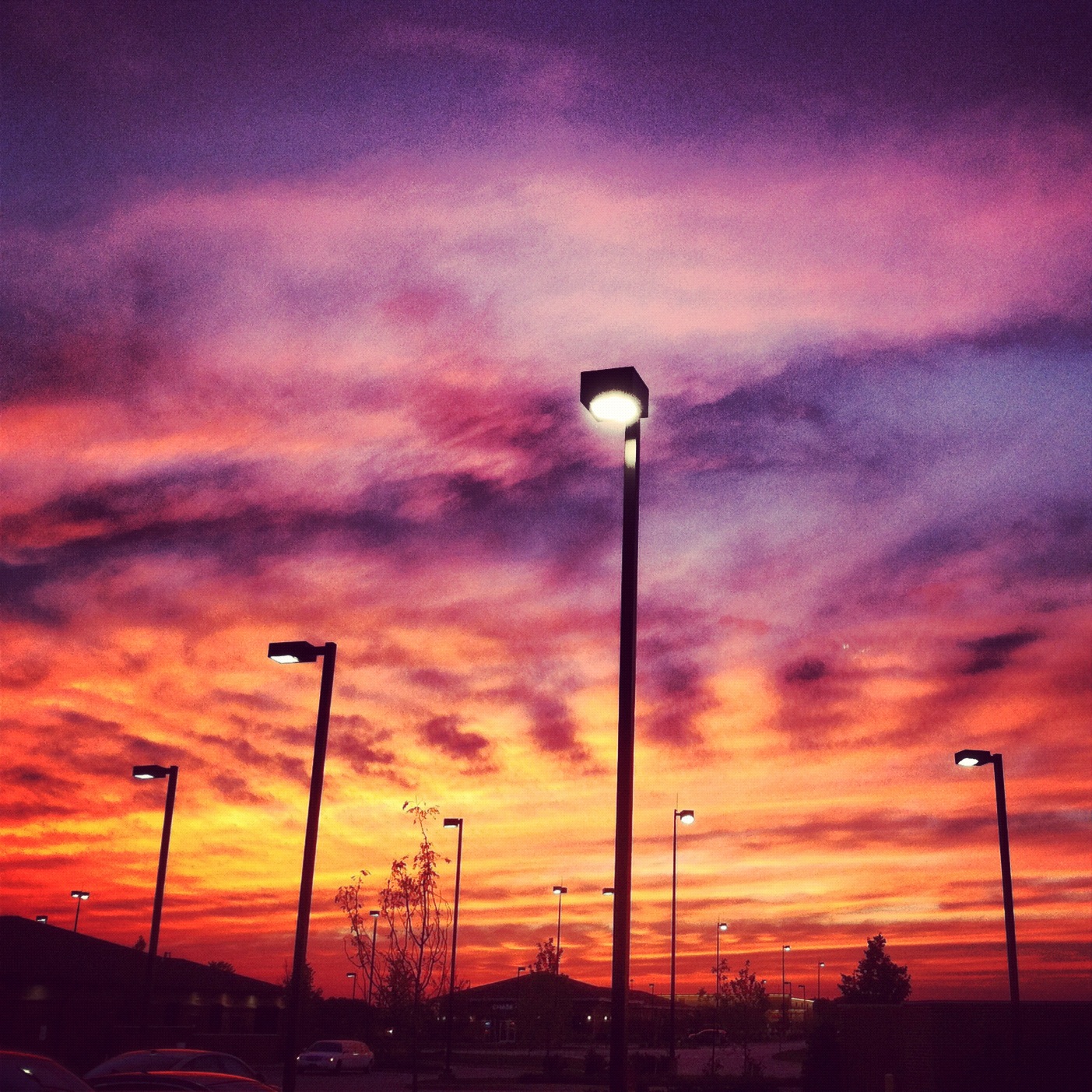 Stellar Neophyte Astronomy Blog Amazing sunset over McDonald's parking