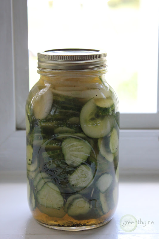 greenthyme Quick Homemade Pickles