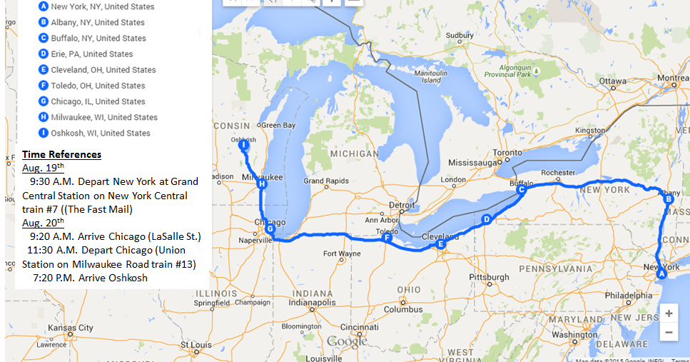 Today in the Potter Clan's History Alfred Potter Orphan Train Route