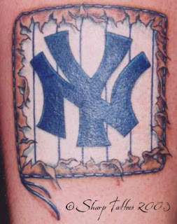 New York Yankees Tattoo Design Photo Gallery - New York Yankees Tattoo Ideas