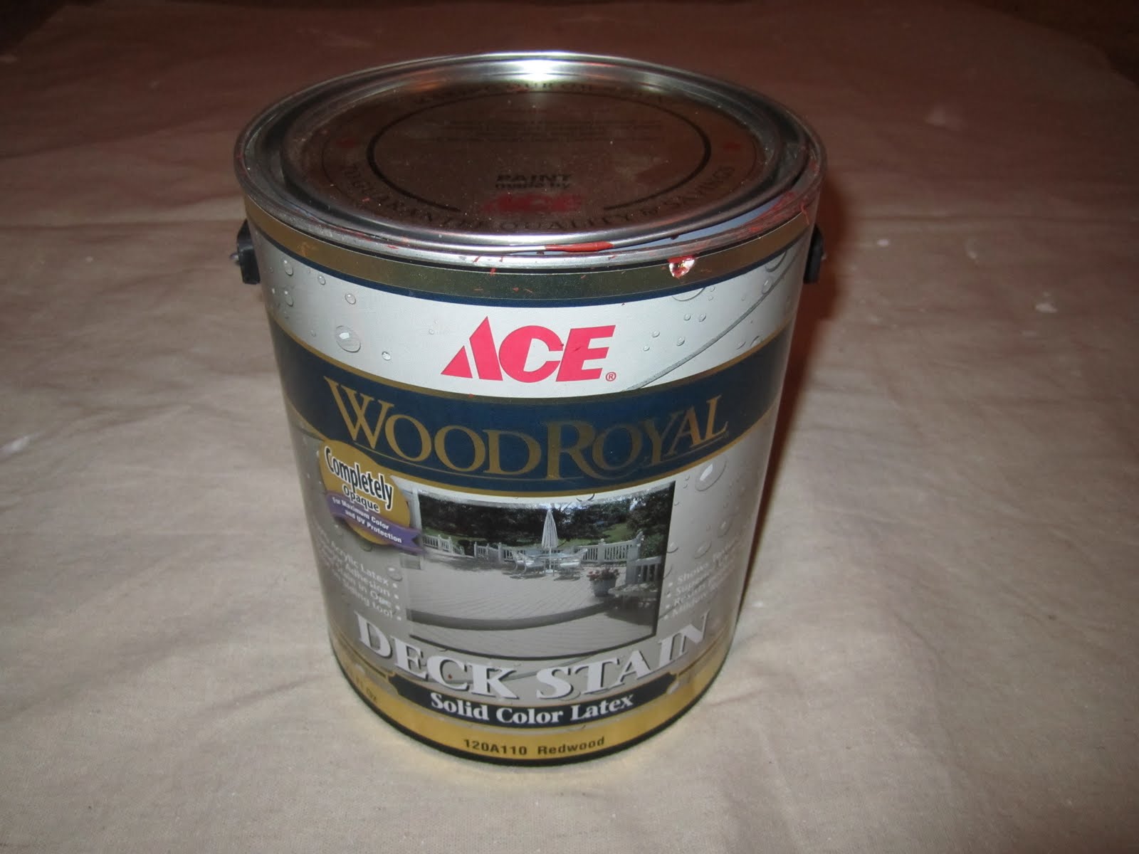 Ace Wood Royal Solid Color Latex Deck Stain Review House