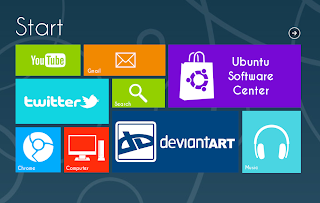 Launcher Windows 8 Metro su Linux