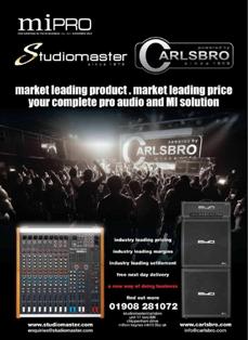 MIPro Musical Instrument Professional 162 - November 2013 | ISSN 1750-4198 | TRUE PDF | Bimestrale | Professionisti | Tecnologia | Audio Recording | Strumenti Musicali | Broadcast
MIPRO Musical Instrument Professional delivers priceless trade information across the spectrum of the pro audio industry: live, commercial, recording and broadcast, across a unique combination of print, digital, and social channels.