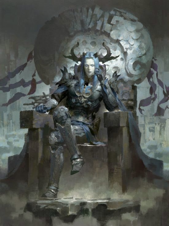 As incríveis ilustrações de fantasia com um toque oriental de Ruan Jia Ruan Jia deviantart ilustrações estilo oriental chinesa fantasia sombria games