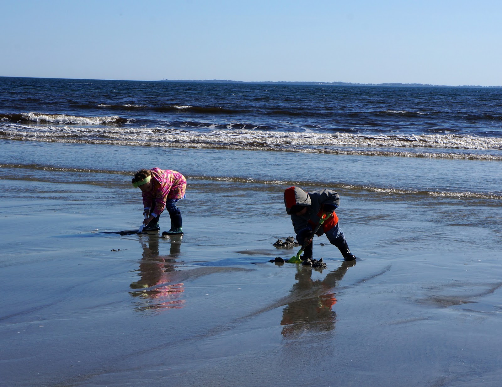 The Little Legers Clam Digging