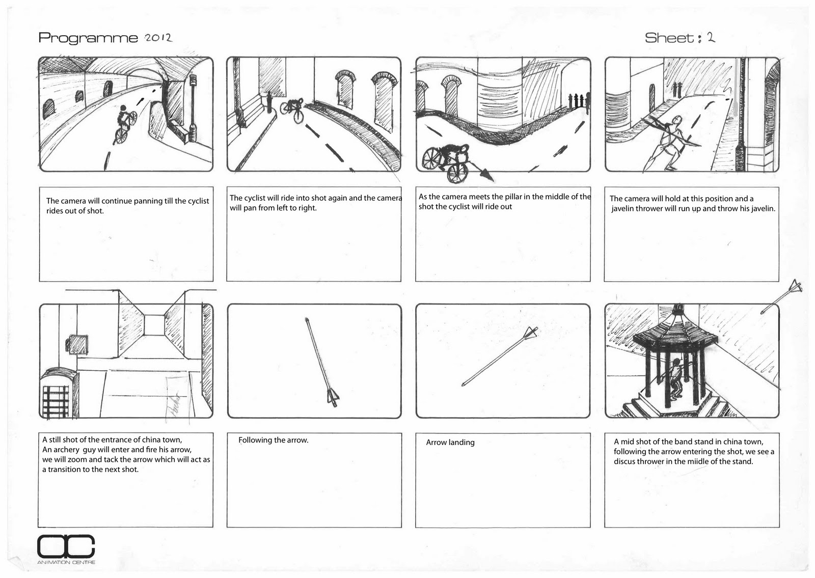Post Production and Visual Effects Storyboarding