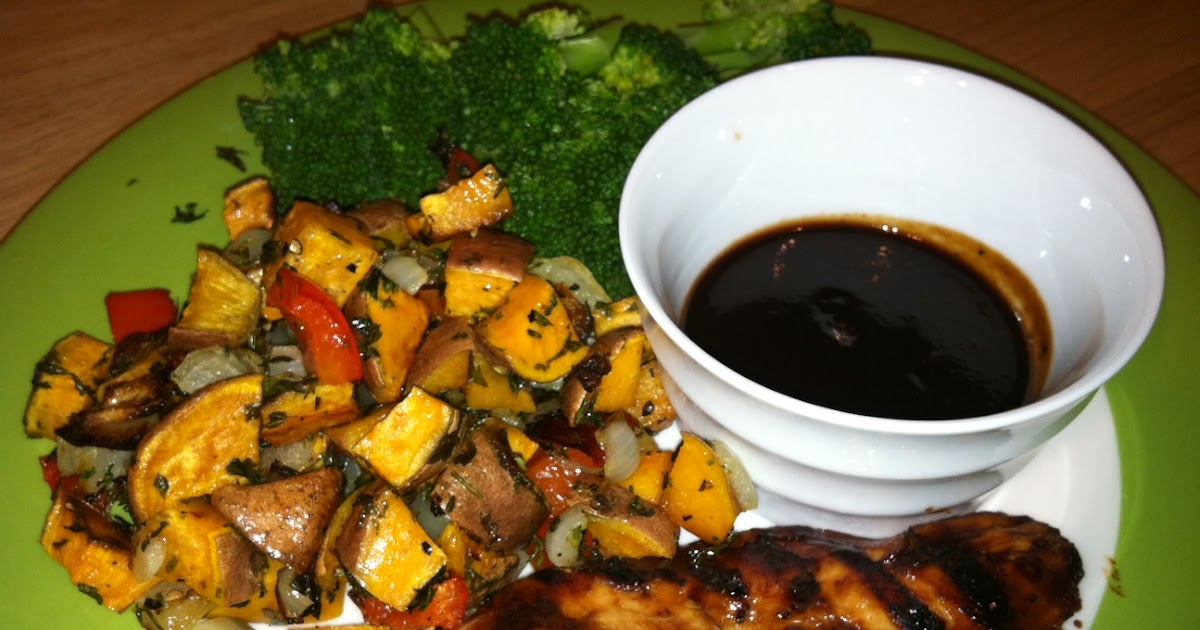 A Squared What's For Dinner Wednesday Balsamic BBQ Chicken & Roasted