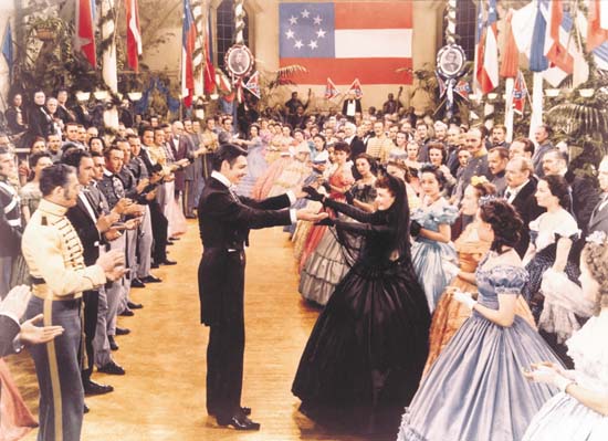 A confederate ball in Gone with the Wind movieloversreviews.blogspot.com