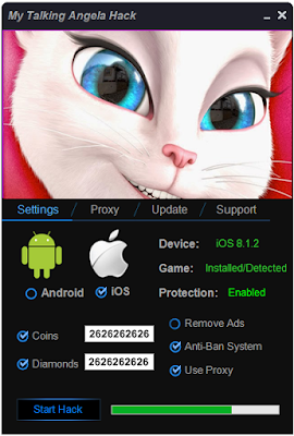 My Talking Angela Unlimited Coins, Diamonds HACK CHEAT TOOL NEW VERSION