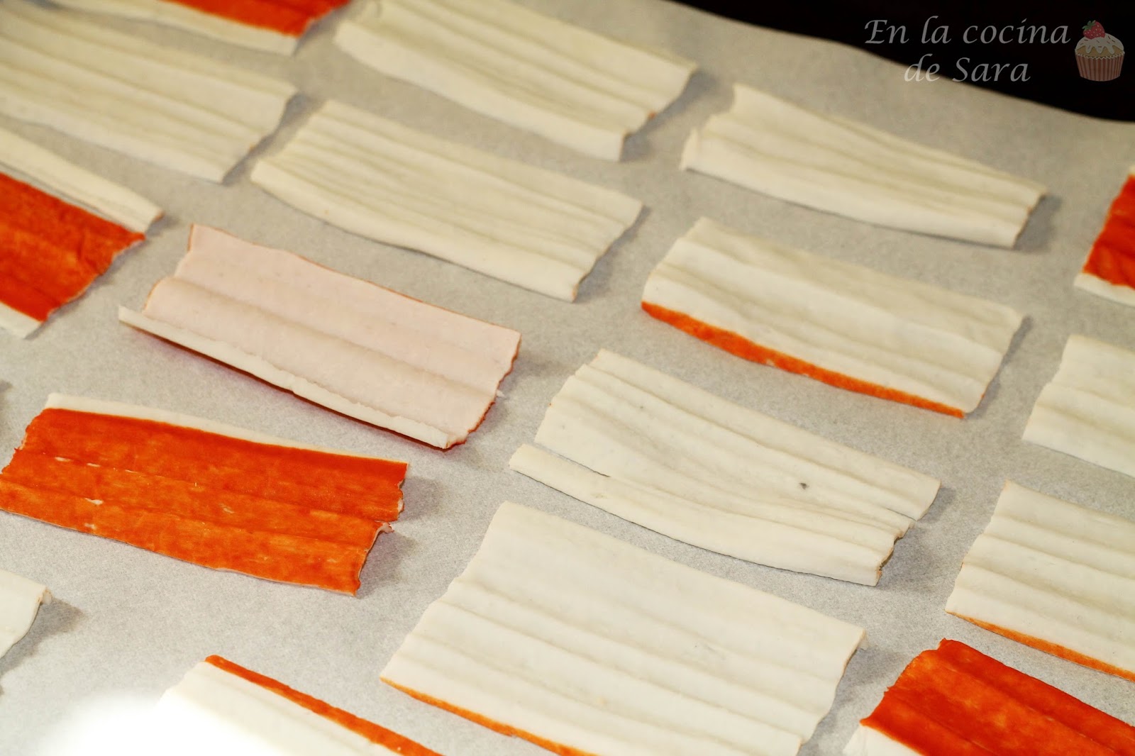 En la cocina de Sara Snacks crujientes de surimi