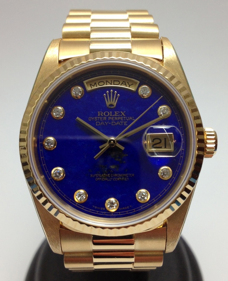 rolex lapis lazuli dial for sale