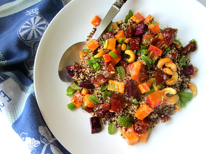 Springtime Jeweled Quinoa Salad