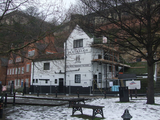 SK5739 : Ye Olde Trip to Jerusalem - Nottingham by Richard Hoare