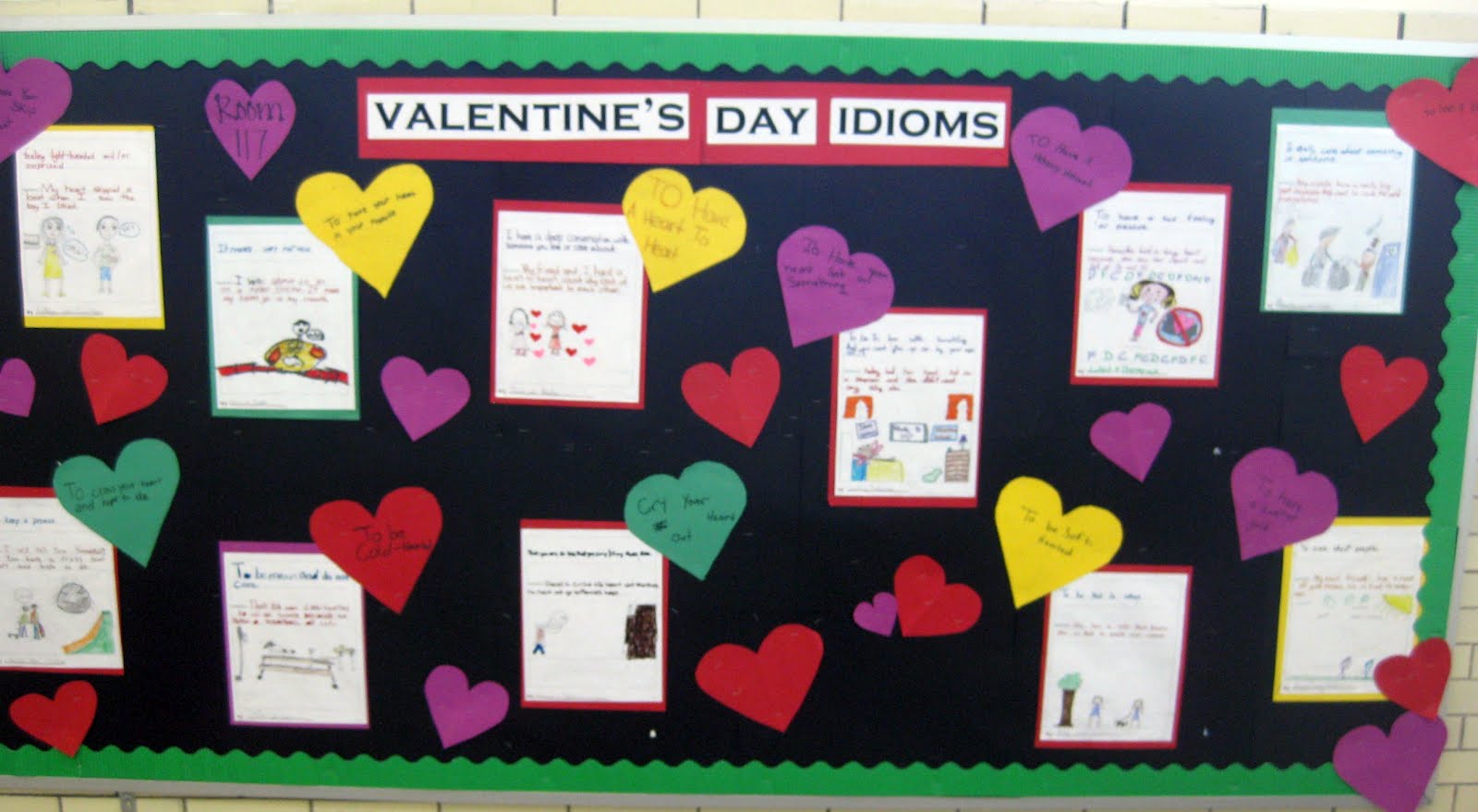 Bulletin boards valentine pear mrs mr heart valentines grade activity Mr. and Mrs. Pear: Valentine's Day Bulletin Boards