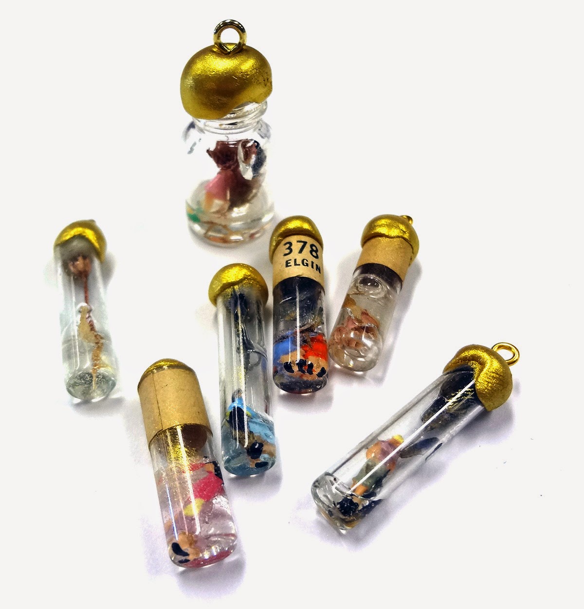 Resin Crafts Miniature Glass Charms