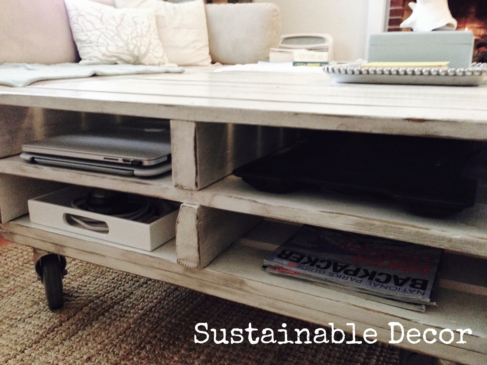 Sustainable Decor Upcycled Pallet Coffee Table