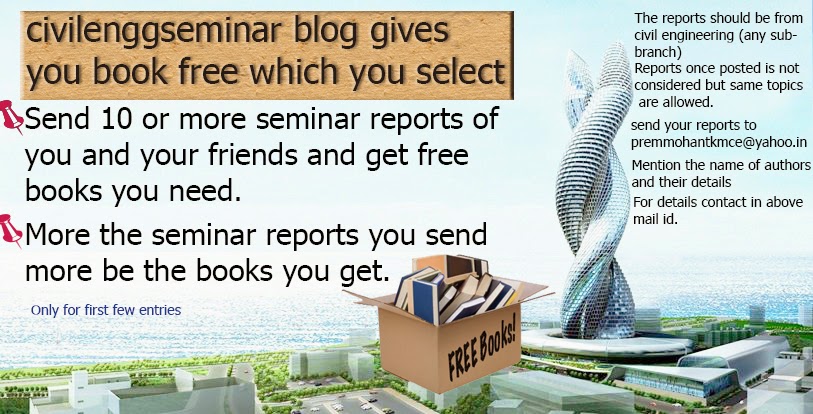 Seminar Topics for Civil Engineering with PPT and Report