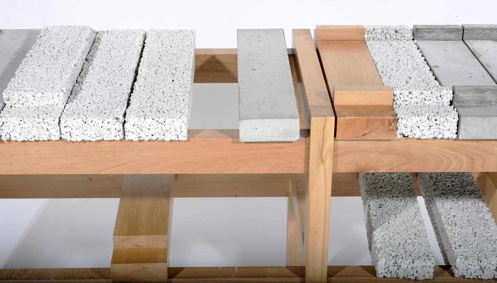 Architects Independent The Concrete & Wood Strip Table...