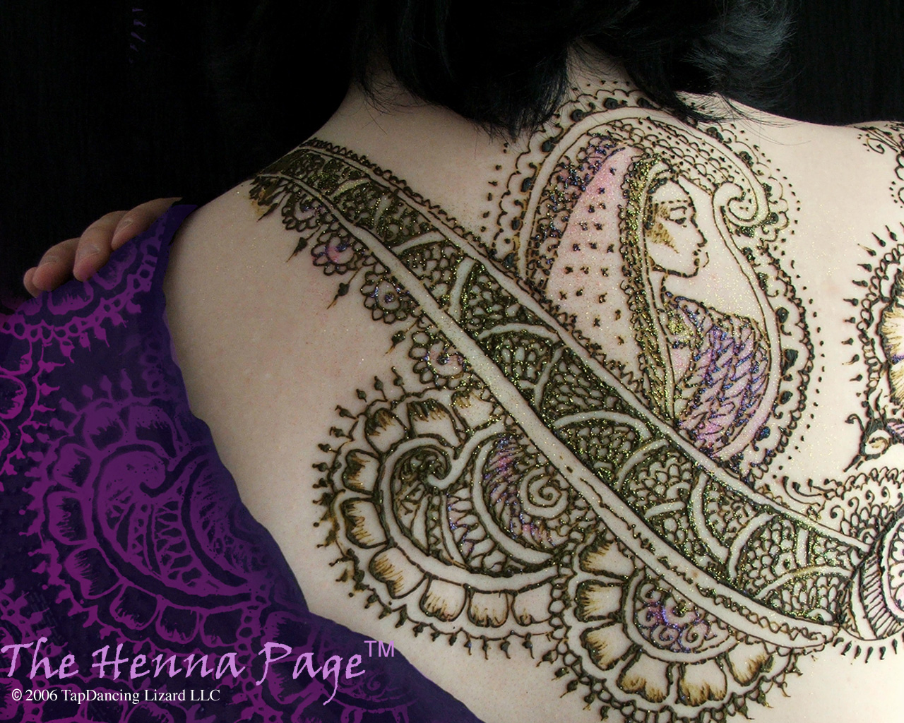 Mehndi On Back