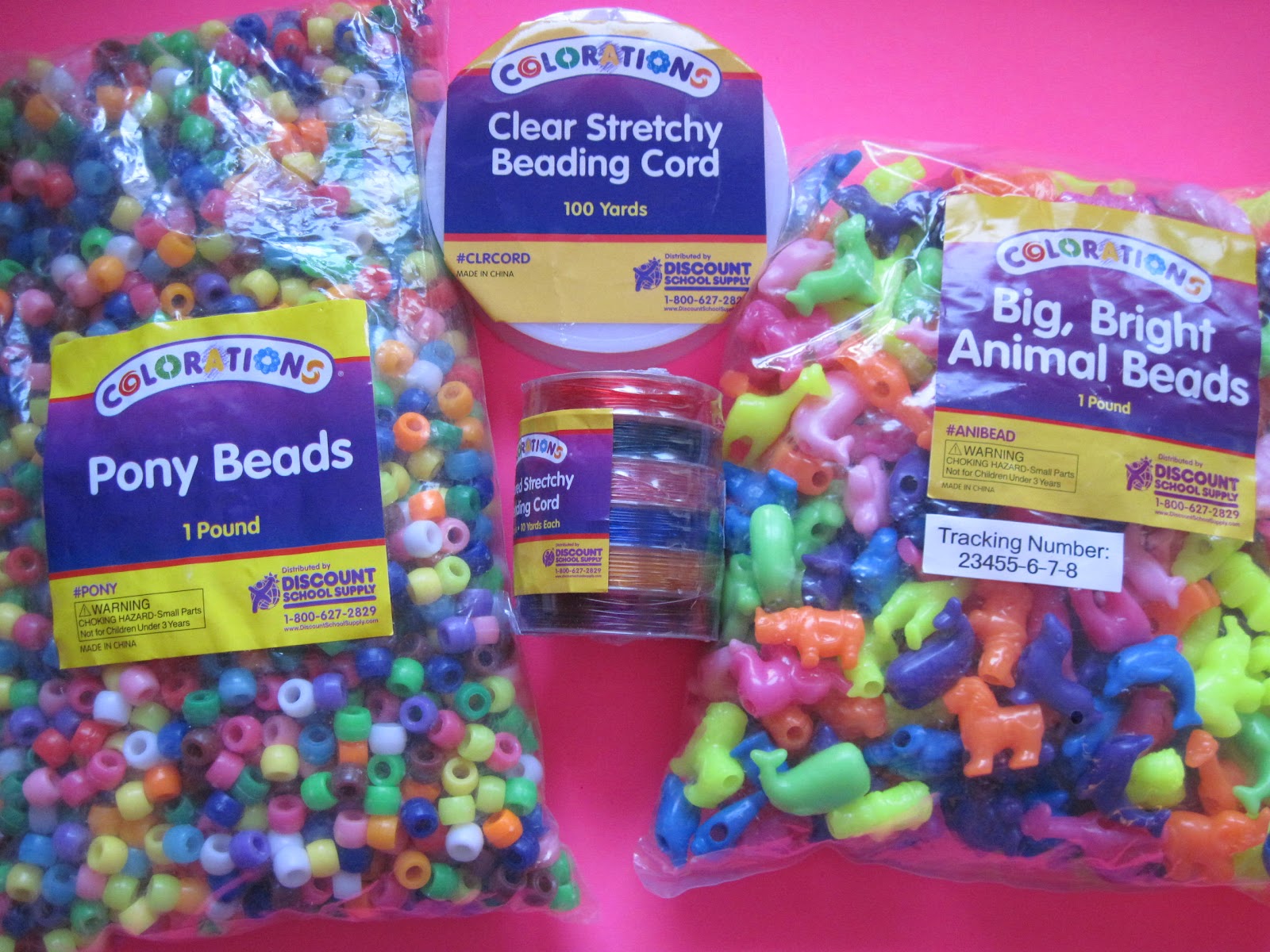 colorful bead craft kits