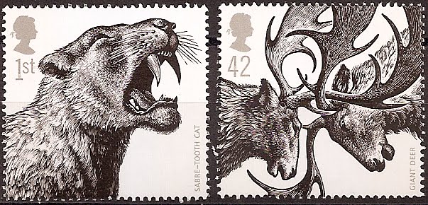 Prehistoric Animal Stamps Issued by Royal Mail