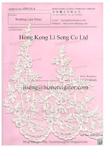 Wedding Lace Trims Manufacturer and Wholesale - Hong Kong Li Seng Co Ltd