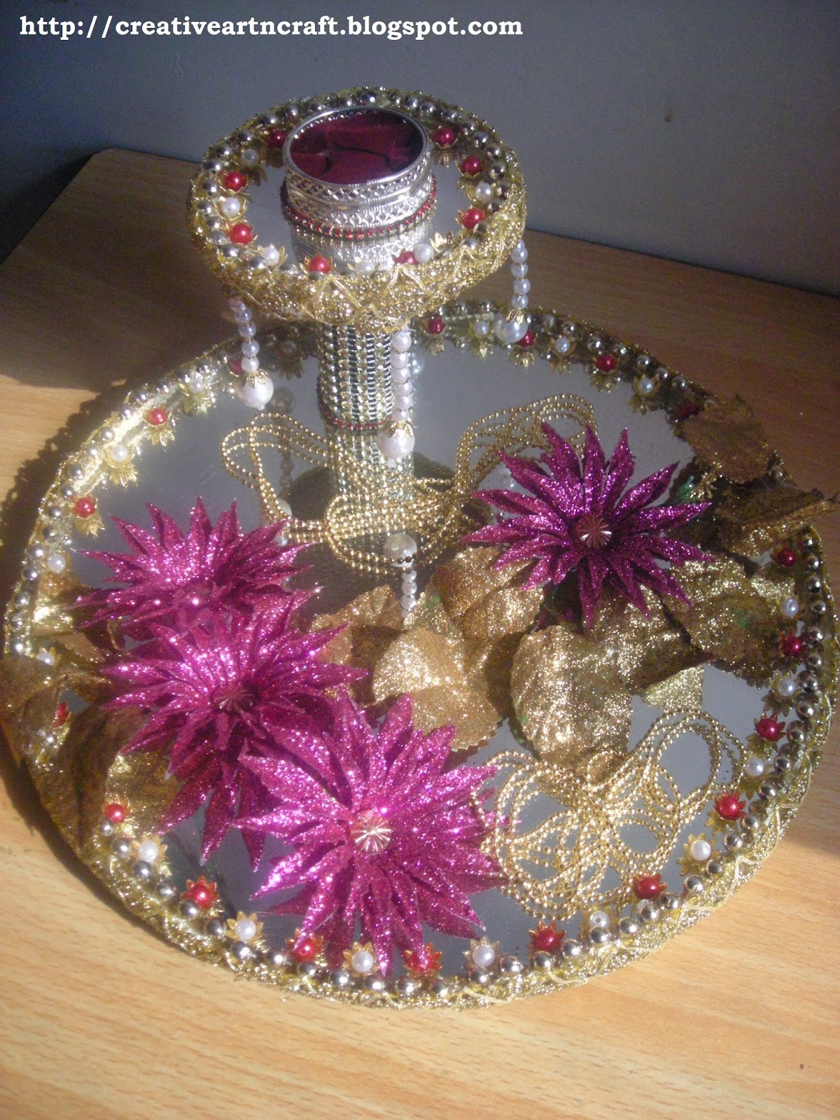 Anu's art and crafts Engagement Ring Plate