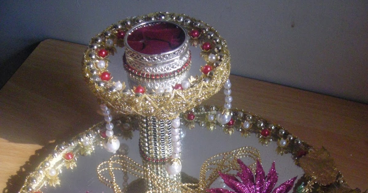 Anu's art and crafts Engagement Ring Plate