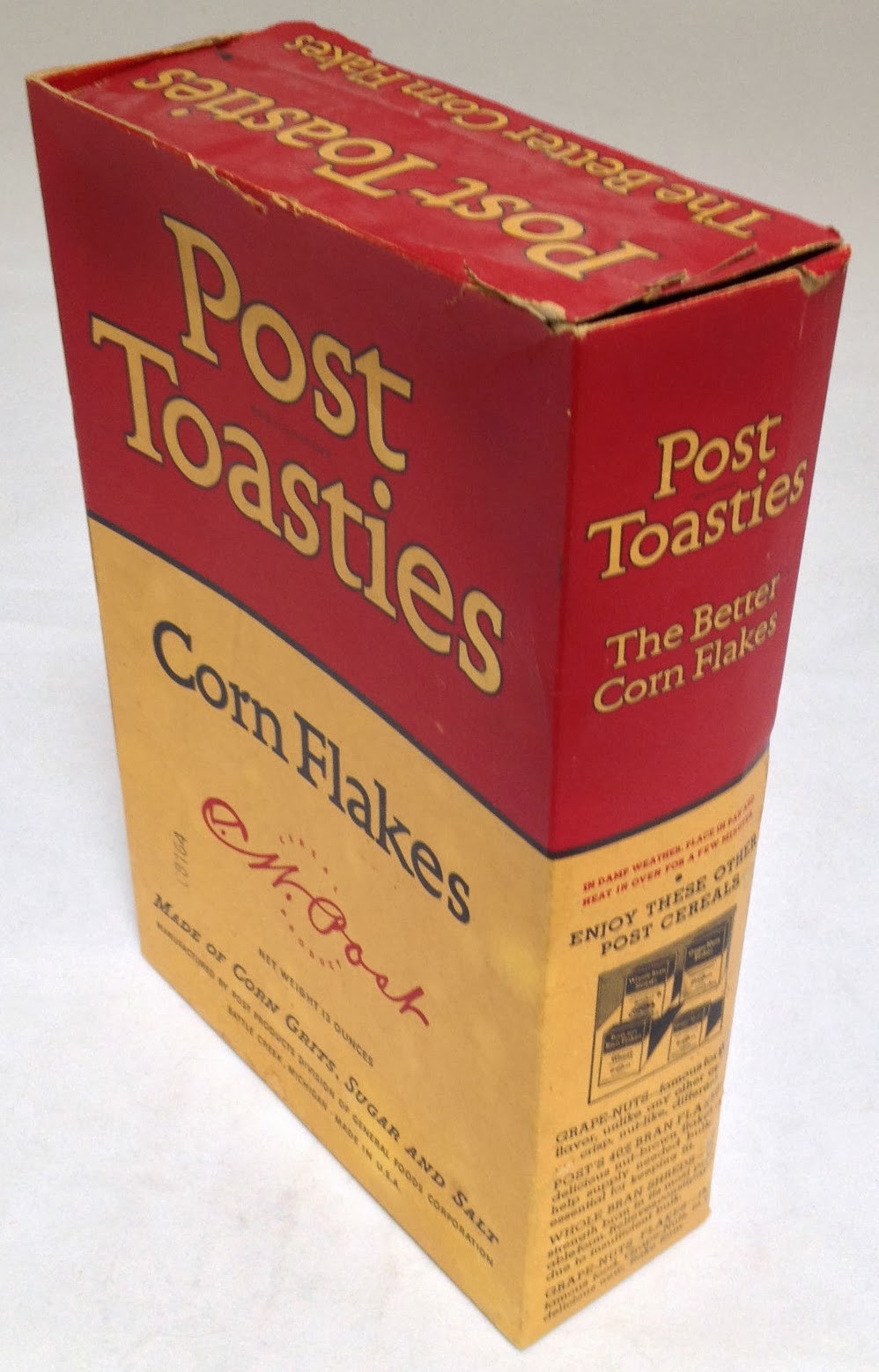 Filmic Light Snow White Archive Post Toasties Cereal Box