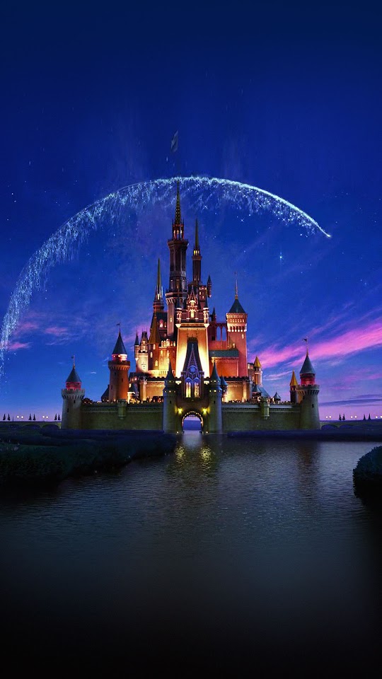 Disney Castle Artwork Android Wallpaper