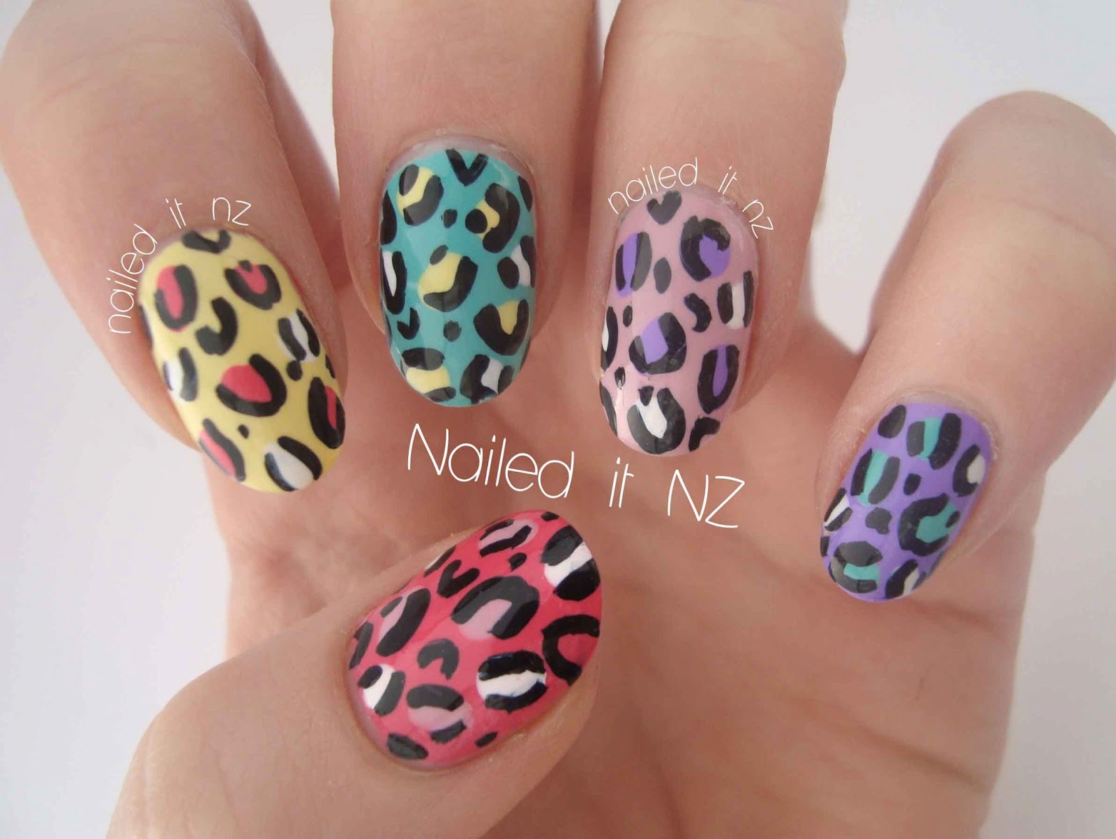 9. "Neon Acid Leopard Nail Art Tutorial" - wide 10